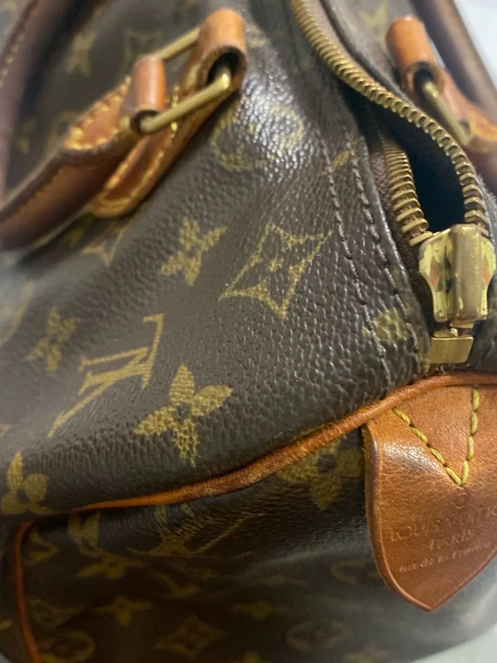 Louis Vuitton Vintage Monogram Speedy 30 Bag AS IS Repair Project